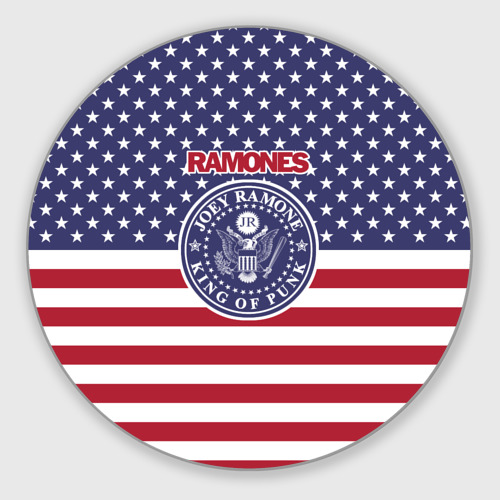Коврик для мышки круглый Ramones Фото 01 Коврик для мышки круглый Ramones Фото 01