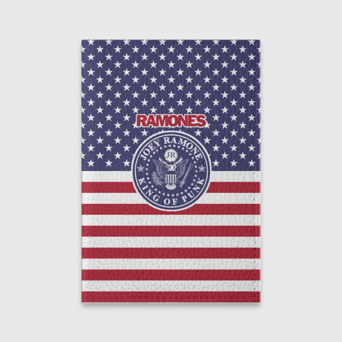 Обложка для паспорта матовая кожа Ramones Фото 01 Обложка для паспорта матовая кожа Ramones Фото 01
