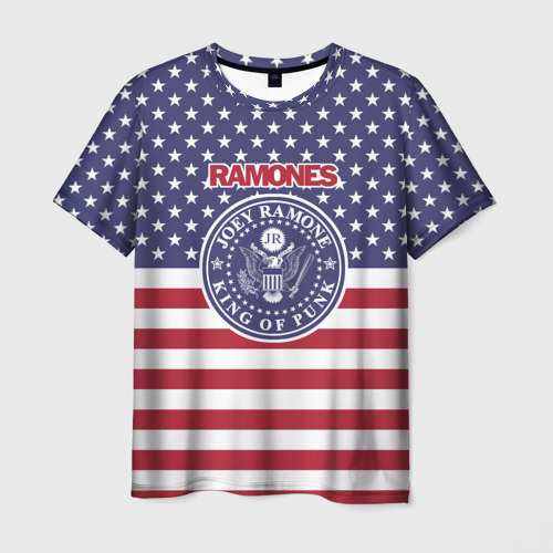 Мужская футболка 3D Ramones Фото 01 Мужская футболка 3D Ramones Фото 01