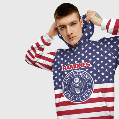 Мужская толстовка 3D Ramones Фото 01 Мужская толстовка 3D Ramones Фото 01