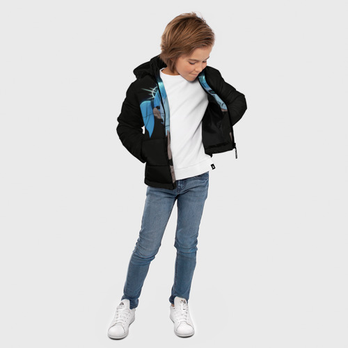 Зимняя куртка для мальчиков 3D Sally Face 1, цвет черный - фото 5