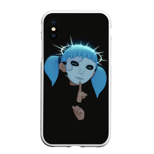 Чехол для iPhone XS Max матовый Sally Face 1, цвет белый