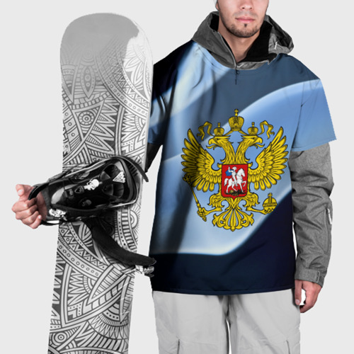 Накидка на куртку 3D Символика РОССИИ, цвет 3D печать