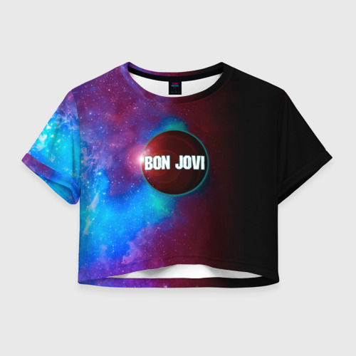 Женская футболка Crop-top 3D Bon Jovi Фото 01 Женская футболка Crop-top 3D Bon Jovi Фото 01