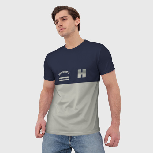Мужская футболка 3D Hummer, цвет 3D печать - фото 3