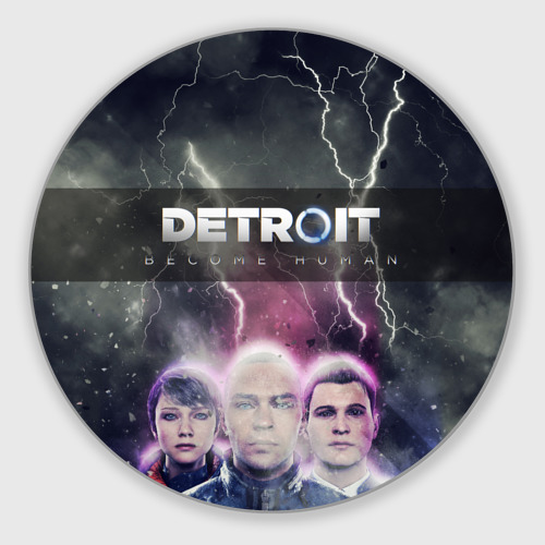 Коврик для мышки круглый Detroit become human Фото 01 Коврик для мышки круглый Detroit become human Фото 01