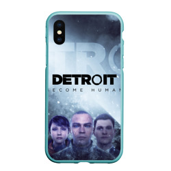 Чехол для iPhone XS Max матовый Detroit Become Human