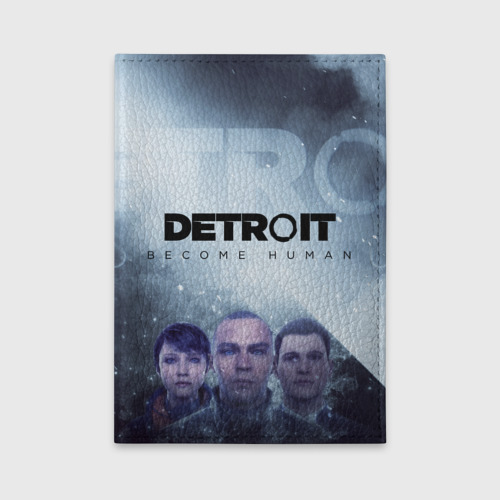 Обложка для автодокументов Detroit Become Human, цвет черный