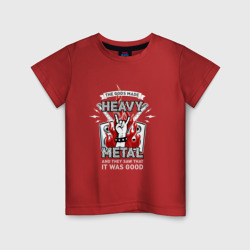 Детская футболка хлопок The Gods made heavy metal