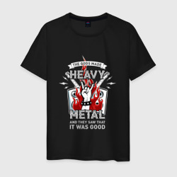 Мужская футболка хлопок The Gods made heavy metal