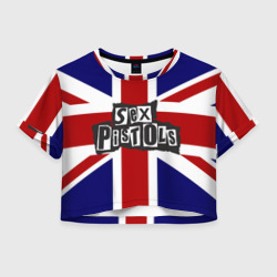 Женская футболка Crop-top 3D Sex Pistols