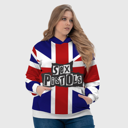 Женская толстовка 3D Sex Pistols, цвет 3D печать - фото 6