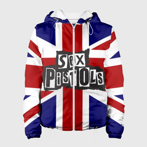 Женская куртка 3D Sex Pistols, цвет белый