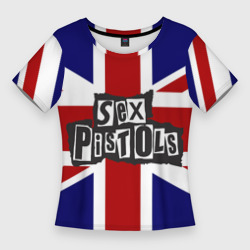 Женская футболка 3D Slim Sex Pistols