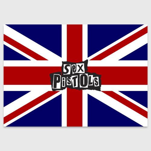 Поздравительная открытка Sex Pistols, цвет белый