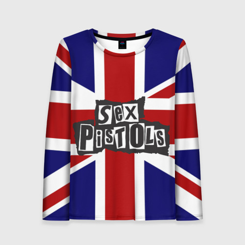 Женский лонгслив 3D Sex Pistols, цвет 3D печать