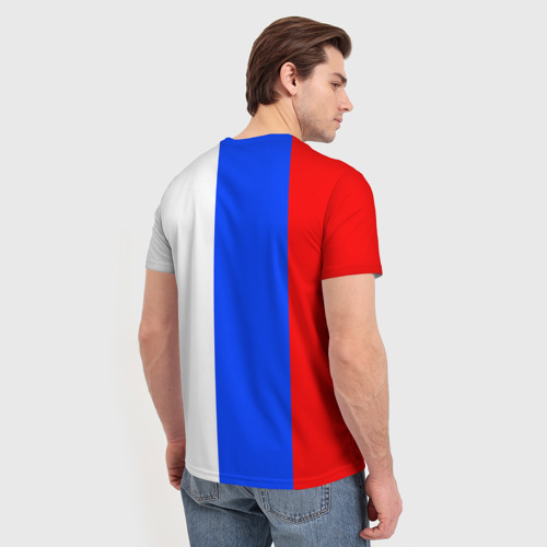Мужская футболка 3D Russia, цвет 3D печать - фото 4