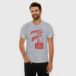 Мужская футболка хлопок Slim Dance to the radio - фото 2