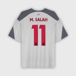 Футболка с принтом Salah alternative 18-19 для ребенка, вид сзади №1. Цвет основы: белый