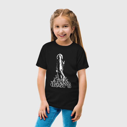 Детская футболка хлопок Джим Моррисон - The Doors, цвет черный - фото 5