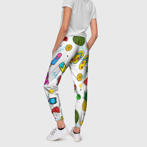 Женские брюки 3D Летняя, цвет 3D печать - фото 4