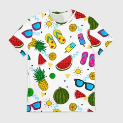 Мужская футболка 3D Летняя