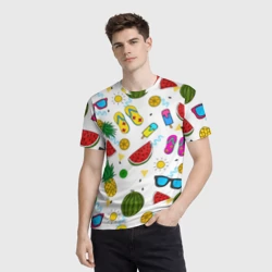 Мужская футболка 3D Летняя - фото 2