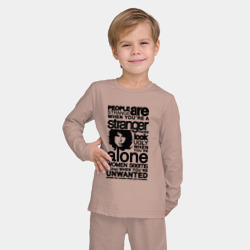 Детская пижама с лонгсливом хлопок The Doors - People are Strange - фото 2