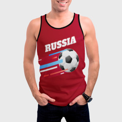 Мужская майка 3D Футбол Россия - фото 2