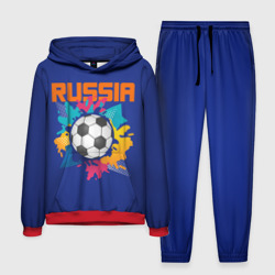 Мужской костюм с толстовкой 3D Футбол Россия