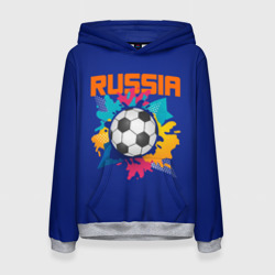 Женская толстовка 3D Футбол Россия