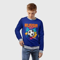Детский свитшот 3D Футбол Россия - фото 2
