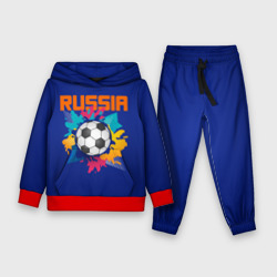 Детский костюм с толстовкой 3D Футбол Россия