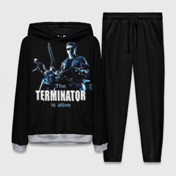 Женский костюм с толстовкой 3D Terminator alive