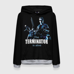 Женская толстовка 3D Terminator alive