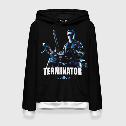 Женская толстовка 3D Terminator alive, цвет 3D печать