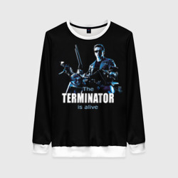 Женский свитшот 3D Terminator alive