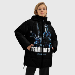 Женская зимняя куртка Oversize Terminator alive - фото 2