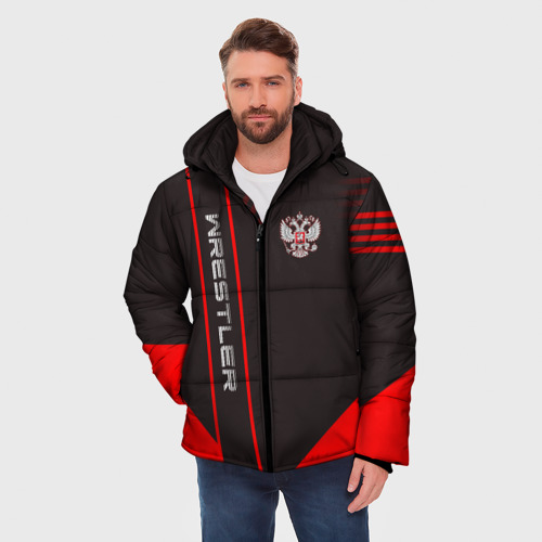 Мужская зимняя куртка 3D Wrestler, цвет светло-серый - фото 3