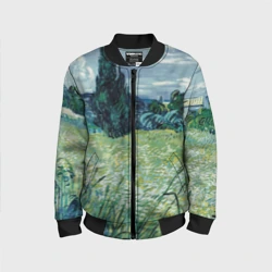 Детский бомбер 3D Ван Гог Поле пшеничное С Кипарисами