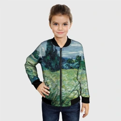 Детский бомбер 3D Ван Гог Поле пшеничное С Кипарисами - фото 2