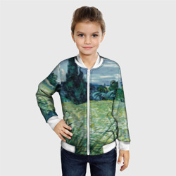 Детский бомбер 3D Ван Гог Поле пшеничное С Кипарисами - фото 2