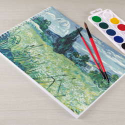 Альбом для рисования Ван Гог. Поле пшеничное С Кипарисами - фото 2