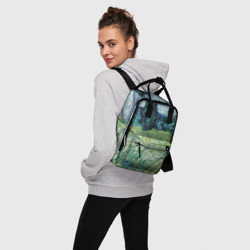 Женский рюкзак 3D Ван Гог. Поле пшеничное С Кипарисами - фото 2