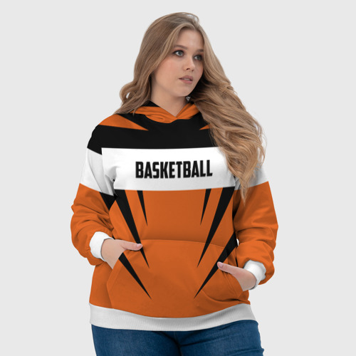 Женская толстовка 3D Basketball, цвет 3D печать - фото 6