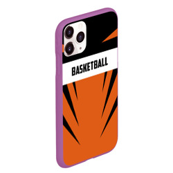 Чехол для iPhone 11 Pro Max матовый Basketball - фото 2