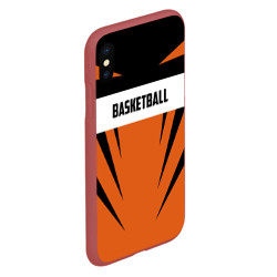 Чехол для iPhone XS Max матовый Basketball - фото 2