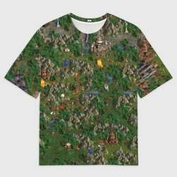 Женская футболка oversize 3D Heroes of might and magic