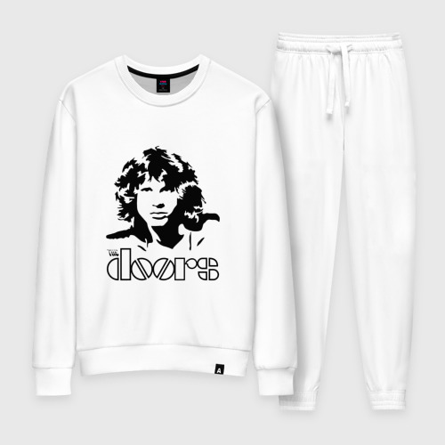 Женский костюм хлопок The Doors Джим Моррисон, цвет белый