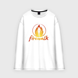 Женский лонгслив oversize хлопок Life is Strange Firewalk Fire